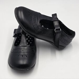 Smartfit girls' black Mary Jane shoes size 8
